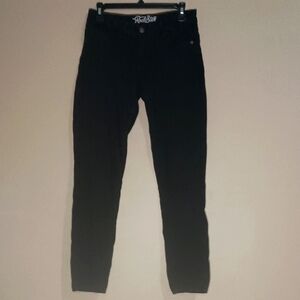 Old Navy Rock Star Low Rise Skinny Black Jeans